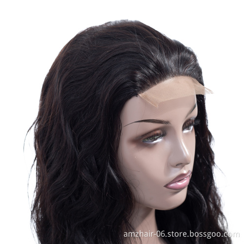 Hot Selling Unprocessed Mink Brazilian Cuticle Aligned  Pre Plucked Human Hair Lace Closure Wig 4X4 Lace Closure Body Wave Wigs